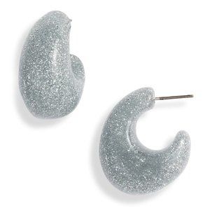 Kate Spade Brilliant Glitter Hoop Earrings